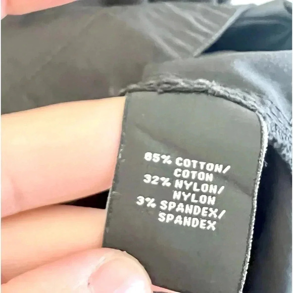 Layfayette 148 New York Black Long Sleeve Roll Tab Shirtdress/Tunic Top Size 16 - Picture 8 of 12